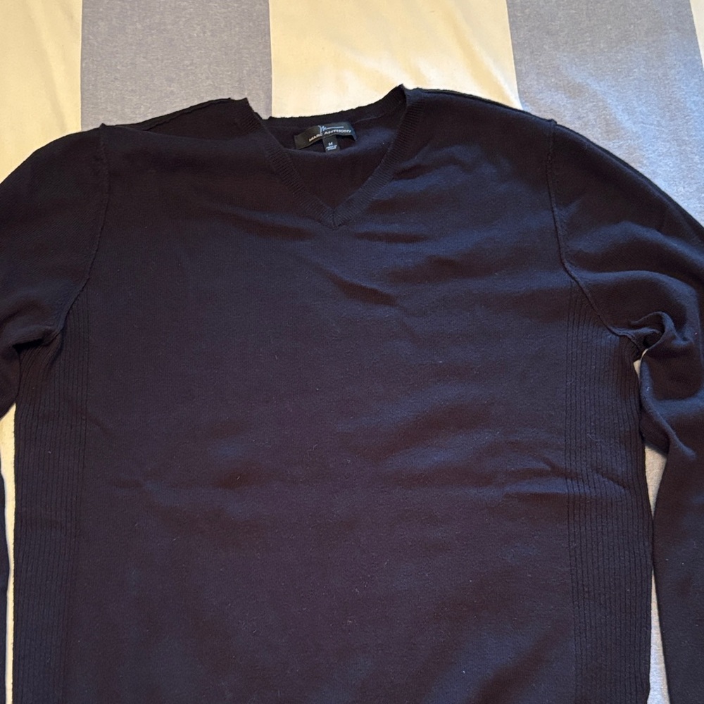 Marc Anthony Men's Dark V-Neck Sweater